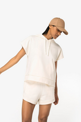 Sweat eco-responsável oversize sem manga - 300 g/m²